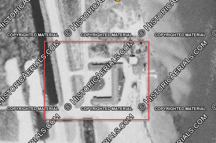 Holiday on the Lake Motel (Holiday Motel) - 1951 Aerial (newer photo)